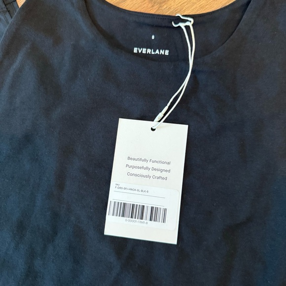 NWT! Everlane The Supima® High-Neck Riviera Dress, size small - Picture 7 of 7